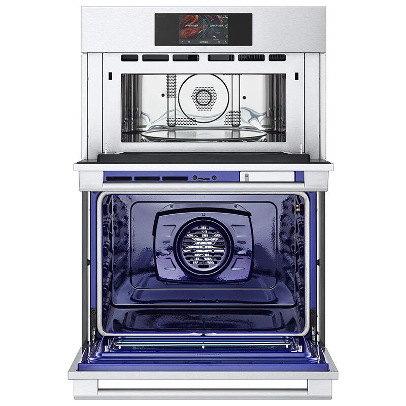 LG 30 in. 6.4 cu. ft. Smart Steam Electric Microwave/Wall Oven Combo with True European Convection & Sensor Cooking - PrintProof Stainless Steel, , hires