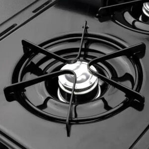 Premier 36 in. 3.9 cu. ft. Oven Freestanding Natural Gas Range with 4 Open Burners - Black, , hires