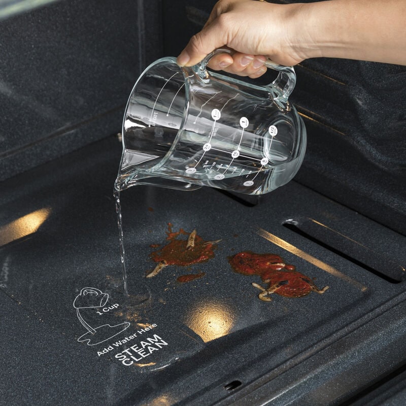 GE 30 in. 5 cu. ft. Gas Range with 5 Sealed Burners & Griddle - Slate, Slate, hires