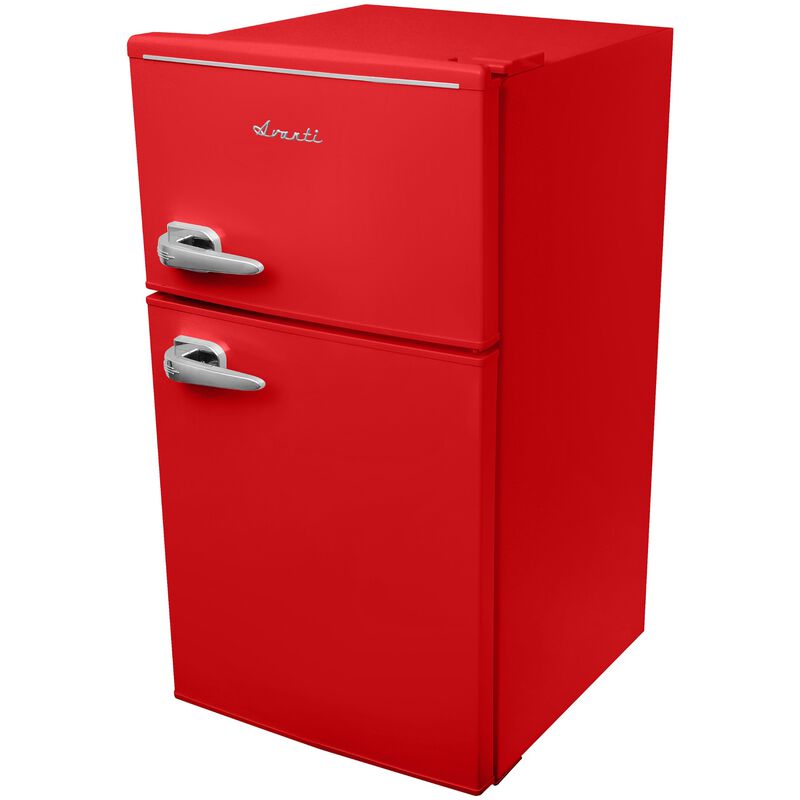 Avanti 18 in. 3 cu. ft. Mini Fridge with Top Freezer - Red, Red, hires