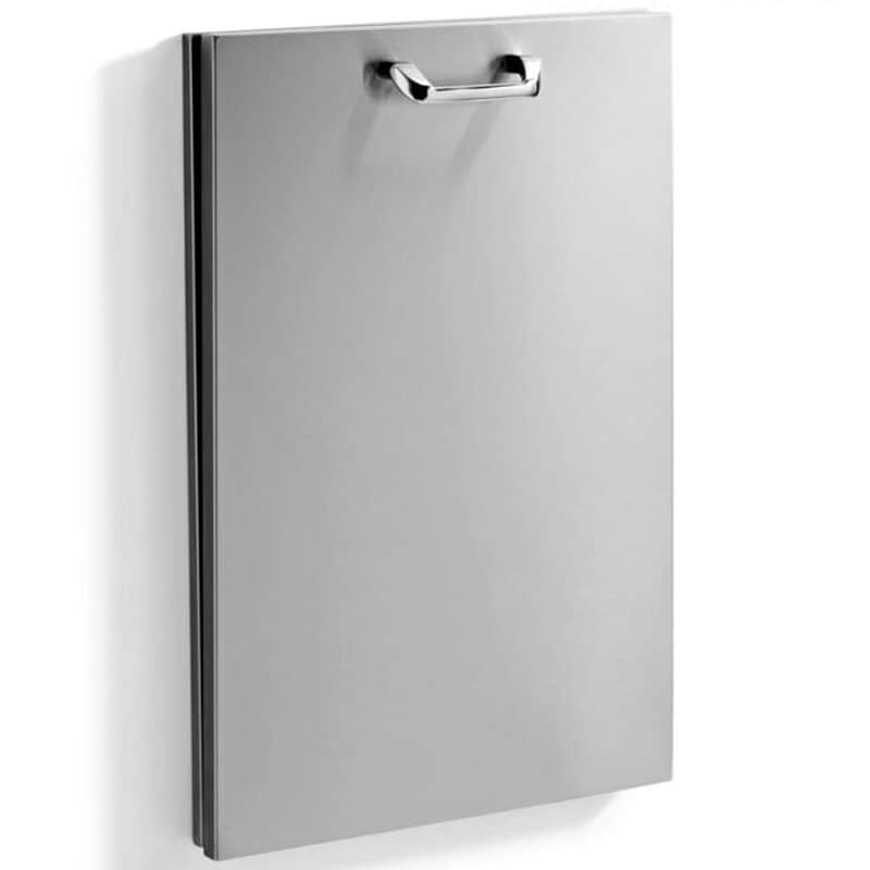 Sedona By Lynx 18 in. Outdoor Trash Center with Bottom Hinged Pull-Out Door - Stainless Steel, , hires