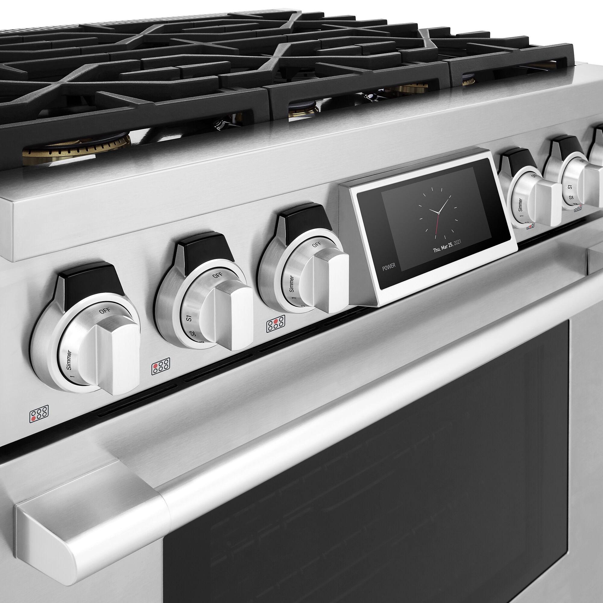 SKS 36 in. 6.3 cu. ft. Smart Standard Convection Gas Range with 6