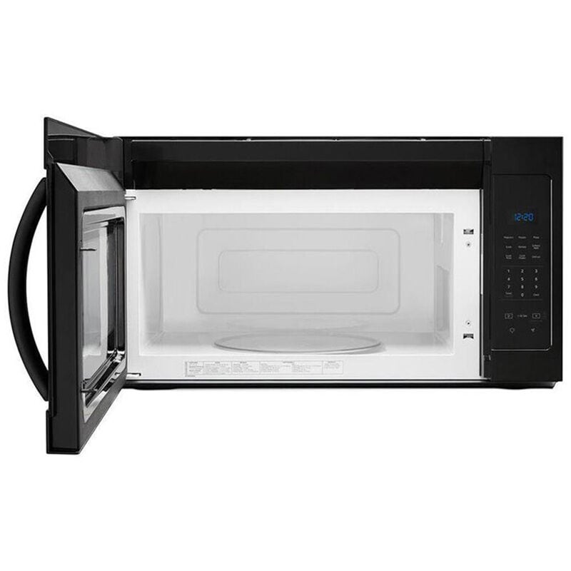 Whirlpool 30 in. 1.7 cu. ft. 1000W Over-the-Range Microwave with 300 CFM - Black, Black, hires