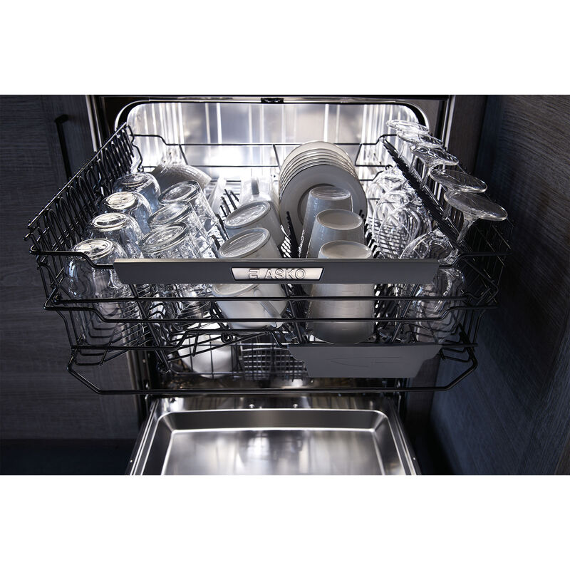 Asko 30 Series 24" BuiltIn Dishwasher with Top Control, 42 dBA Sound