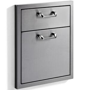 Lynx Classic 19 in. Double Access Drawers - Stainless Steel, , hires
