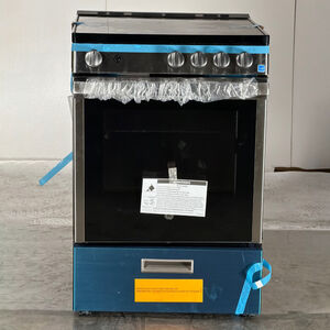 GE 24 in. 2.9 cu. ft. Electric Range with Smoothtop Burners - Stainless Steel (Open Box Good Condition), , hires