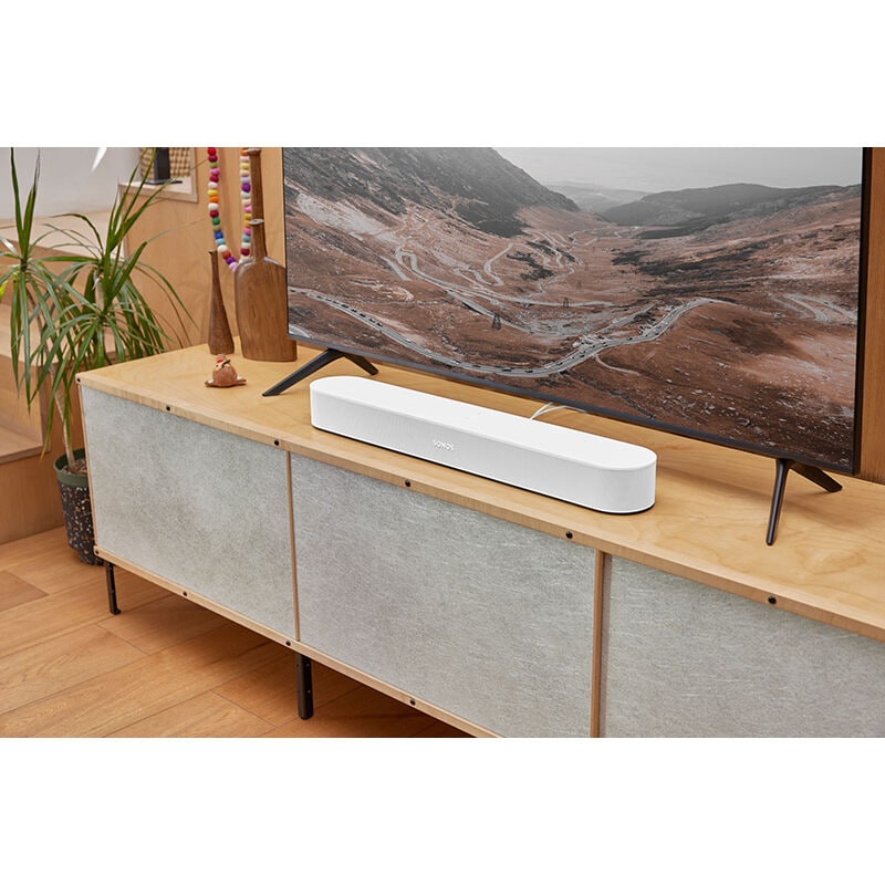 Sonos Beam (Gen 2) 5 Channel Dolby Atmos Smart Sound Bar - White, White, hires