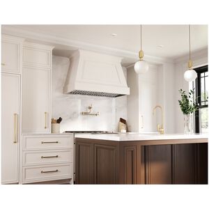 Zephyr Monsoon II 48 in. Ducted Standard Style Range Hood with 650 CFM, 5 Fan Speeds & 4 LED Lights - Stainless Steel, , hires