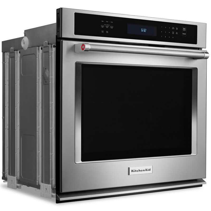 KitchenAid 30inch 5.0 Cu. Ft. Electric Wall Oven with True European  Convection & Self Clean - Stainless Steel