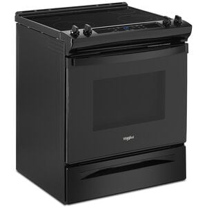 Whirlpool 30 in. 4.8 cu. ft. Slide-In Electric Range with Radiant Burners - Black, Black, hires