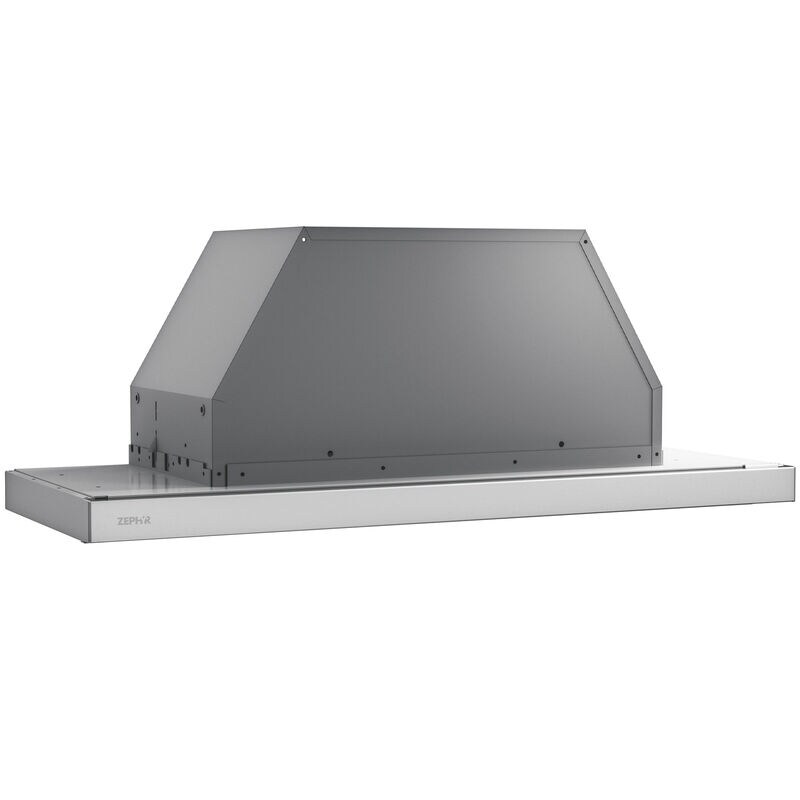 Zephyr 24 in. Convertible Slide-Out Style Range Hood with 290 CFM, 3 Fan Speeds & 1 LED Light - Stainless Steel, , hires