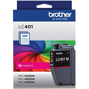 Brother LC401 Series Magenta Cartridge, , hires