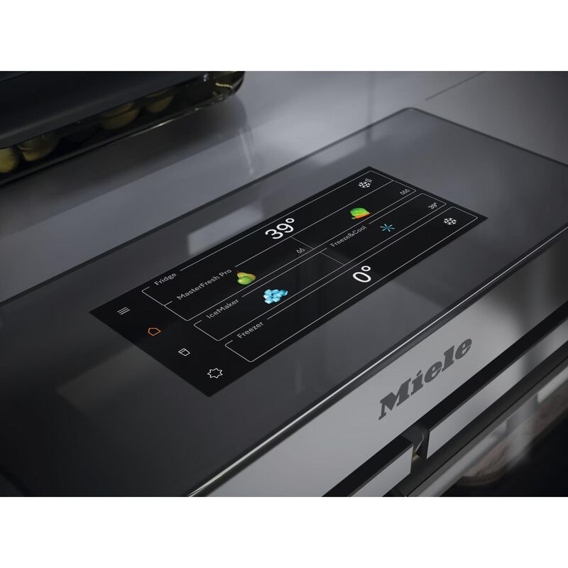 Miele MasterCool Series 36 in. 18.8 cu. ft. Built-In Smart Counter Depth 4-Door French Door Refrigerator with Internal Water Dispenser - Custom Panel Ready, , hires