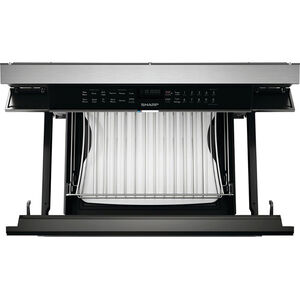 Sharp 24 in. 1.4 cu. ft. 900W Smart Drawer Microwave with Convection & Sensor Cooking - Stainless Steel, , hires