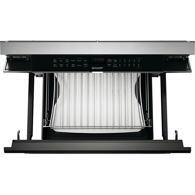 Sharp 24 in. 1.4 cu. ft. 900W Smart Drawer Microwave with Convection & Sensor Cooking - Stainless Steel, , hires