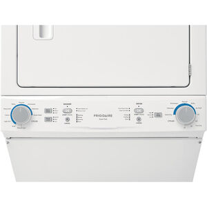 Frigidaire 27 in. Laundry Center with 3.9 cu. ft. Washer with 11 Wash Programs & 5.5 cu. ft. Electric Dryer & 10 Dryer Programs - White, , hires