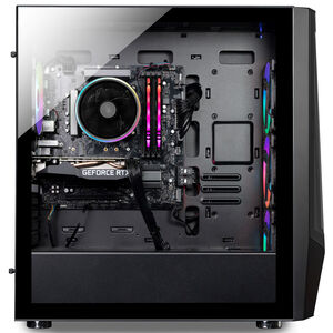 iBUYPOWER TraceMeshA7R78XT01 Gaming Desktop - AMD Ryzen 7 7700, AMD Radeon RX 7800 XT 16GB, 32GB DDR5 RGB RAM, 2TB NVMe SSD, , hires