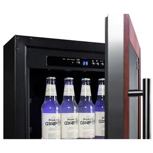 Summit 18 in. Built-In/Freestanding 2.7 cu. ft. Beverage Center with Adjustable Shelves & Digital Control - Custom Panel Ready, , hires