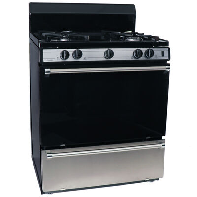 Premier 30 in. 4.0 cu. ft. Gas Range with 4 Sealed Burners - Stainless Steel | SMK390BPG1