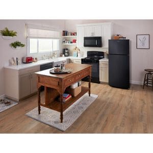 Amana 30 in. 19.3 cu. ft. Garage-Ready Top Freezer Refrigerator - Black, , hires