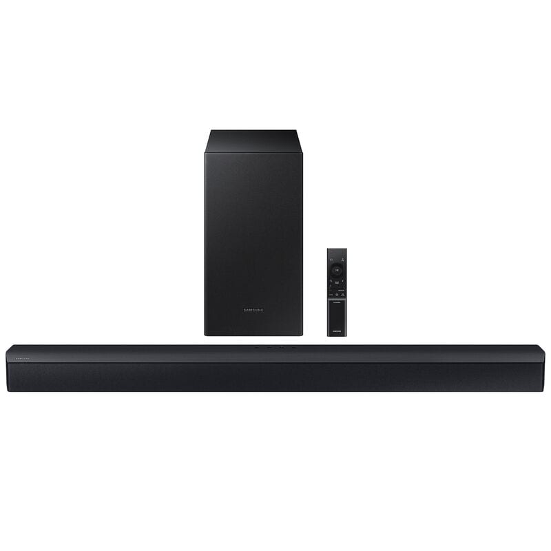 Samsung 2.1 Channel Sound Bar with Bluetooth & Wireless Subwoofer - Titan Black, , hires