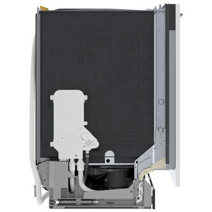 Bosch 300 Series 24 in. Top Control Flush-Mount Smart Dishwasher with 46 dBa Sound Level, 3rd-Rack & PureDry - Custom Panel Ready, , hires