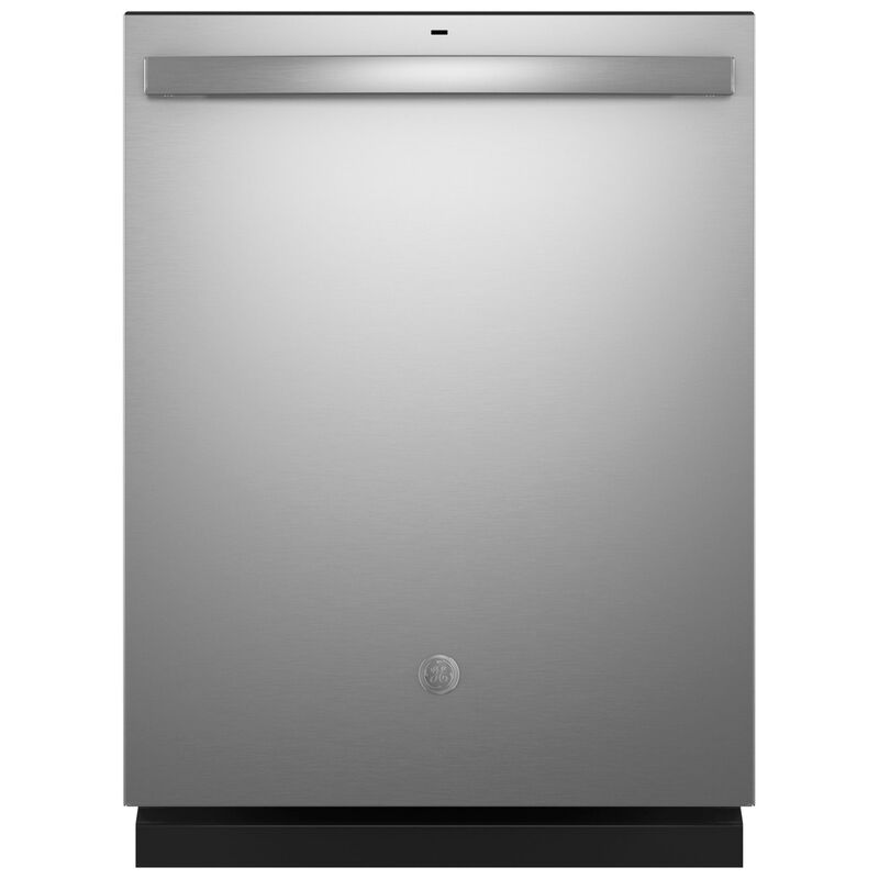 GE 24 in. Top Control Flush-Mount Dishwasher with 55 dBA Sound Level & Dry Boost - Fingerprint Resistant Stainless Steel, , hires
