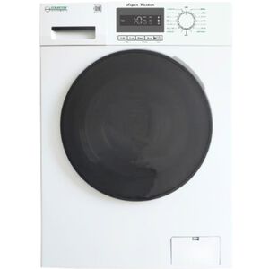 Equator Compact 24 in. 1.57 cu. ft. Stackable Front Load Washer with Pet & Sanitize Cycle - White, , hires