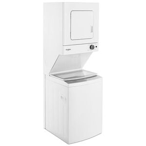 Whirlpool 24 in. Laundry Center with 1.6 cu. ft. Washer with 9 Wash Programs & 3.4 cu. ft. Electric Dryer & 4 Dryer Programs - White, , hires