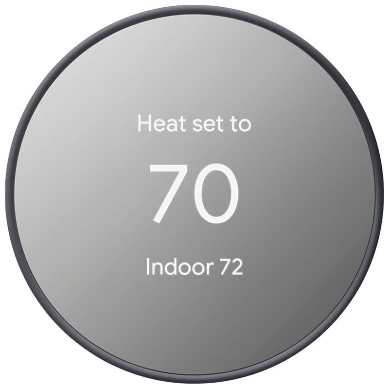 Google Nest Thermostat (Charcoal), , hires
