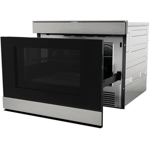 Sharp 24 in. 1.4 cu. ft. 900W Smart Drawer Microwave with Convection & Sensor Cooking - Stainless Steel, , hires