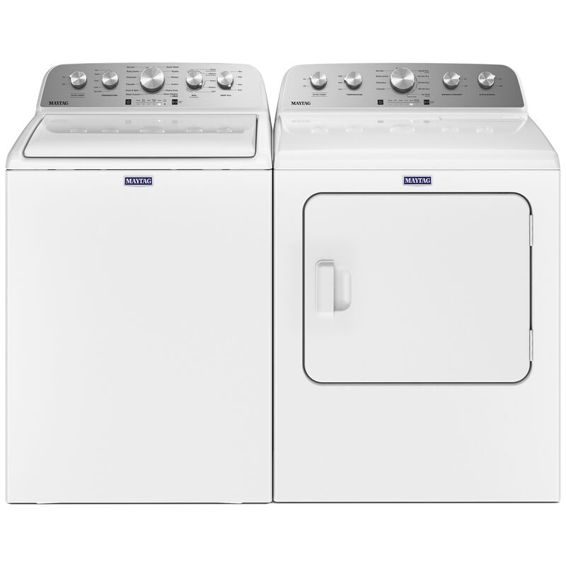 Maytag 29 in. 7.0 cu. ft. Electric Dryer with 9 Dryer Programs, 3 Dry Options & Wrinkle Care - White, , hires