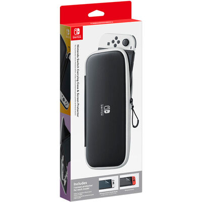 Nintendo 5" Carrying Case & Screen Protector For Nintendo Switch - Black | HEGAP3SAA