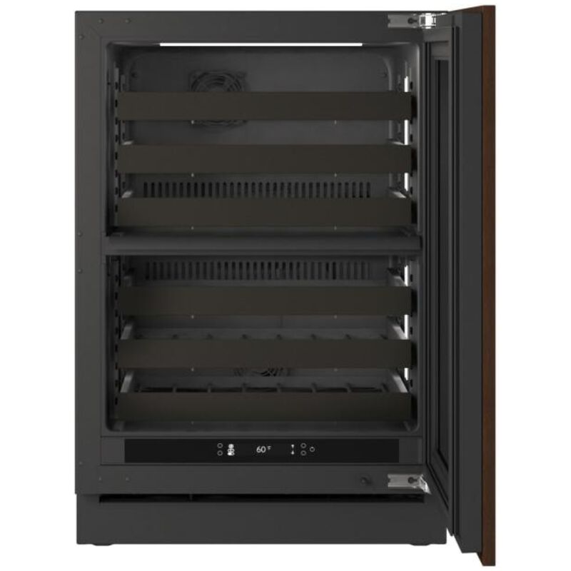 U-Line The Seamless Collection 24 in. Outdoor Undercounter Wine Cooler with Wire Racks, Dual Temperature Zones & 42-Bottle Capacity - Custom Panel Ready, , hires