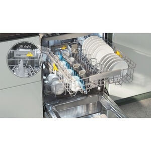 Samsung 24 in. Top Control Smart Dishwasher with 42 dBa Sound Level, 3rd-Rack, Ventilation Drying System & Pocket - Stainless Steel, Stainless Steel, hires