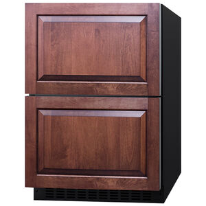 Summit 24 in. 3.7 cu. ft. Drawer Compact Freezer with Digital Control - Custom Panel Ready, , hires