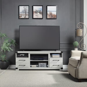Manhattan Comfort Richmond 60" TV Stand with 2 Drawers & 4 Shelves - Gray, , hires
