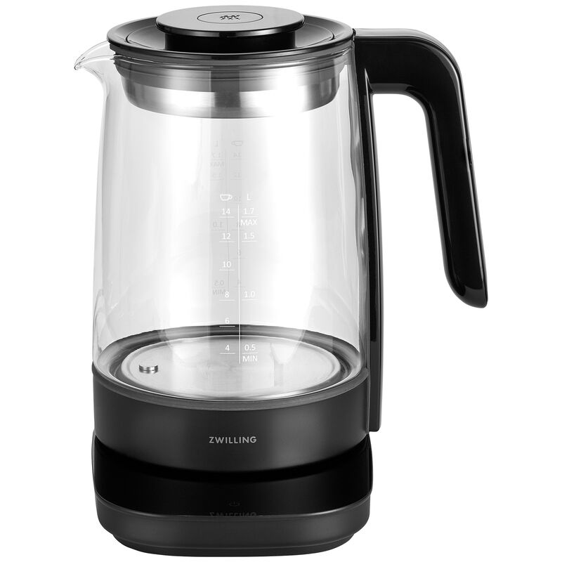 Electric Kettle with Keep Warm - 1.7L Glass Water Boiler with Wide Open