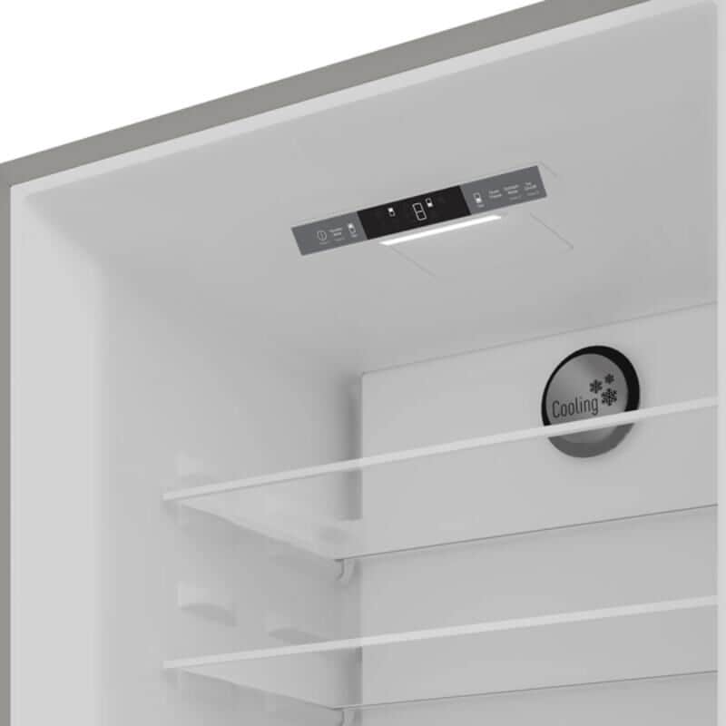 Blomberg 30 in. 16.1 cu. ft. Counter Depth Bottom Freezer Refrigerator - Stainless Steel, , hires