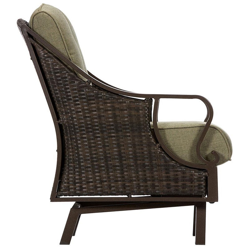 Hanover Ventura 4 Piece Patio Furniture Seating Set with Tile Top