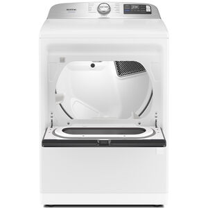Maytag Pet Pro 27 in. 7.4 cu. ft. Smart Electric Dryer with Sensor Dry, Sanitize & Steam Cycle - White, White, hires