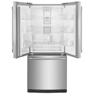 Maytag 30 in. 19.6 cu. ft. French Door Refrigerator with Water Dispenser with Water Dispenser - Stainless Steel, , hires
