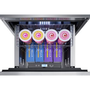 Summit 24 in. 3.5 cu. ft. Built-In Outdoor Frost Free Double Freezer Drawers - Custom Panel Ready, , hires