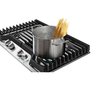 Frigidaire Gallery 30 in. 4-Burner Natural Gas Cooktop with Simmer Burner & Power Burner - Stainless Steel, , hires
