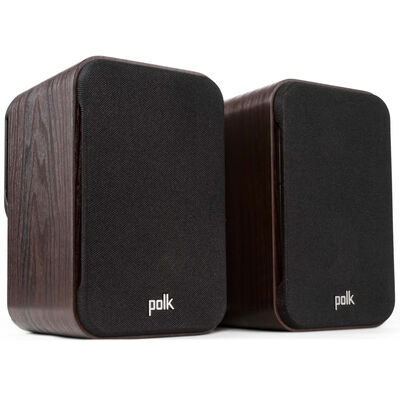 Polk Signature Elite ES10 High Quality Wall-Mountable Satellite Surround Speakers (Pair) - Brown | ES10BROWN