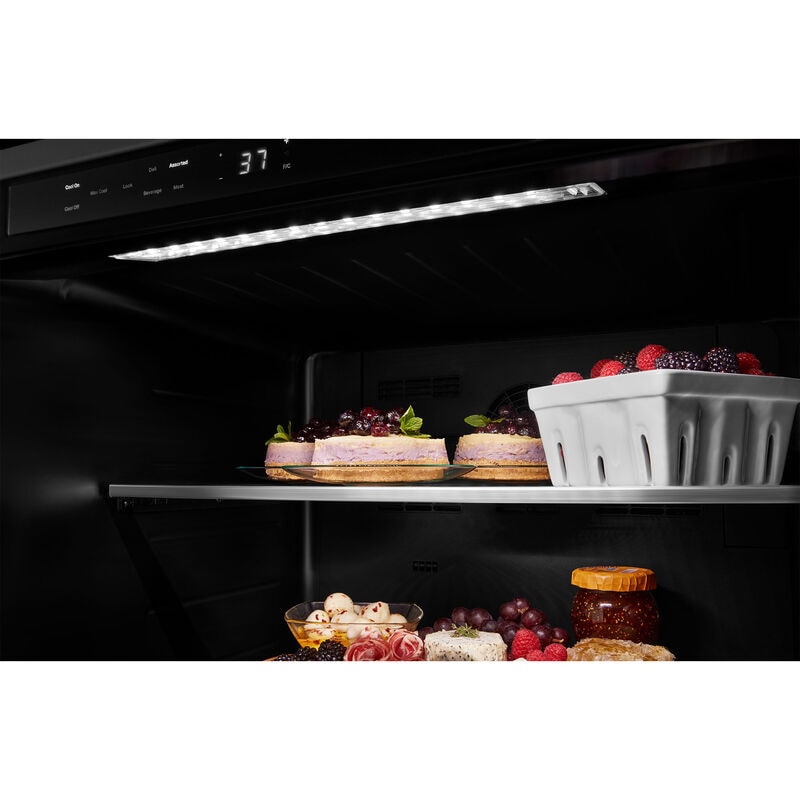 KitchenAid 24 in. 5.2 cu. ft. Built-In Undercounter Refrigerator - Stainless Steel, Stainless Steel, hires