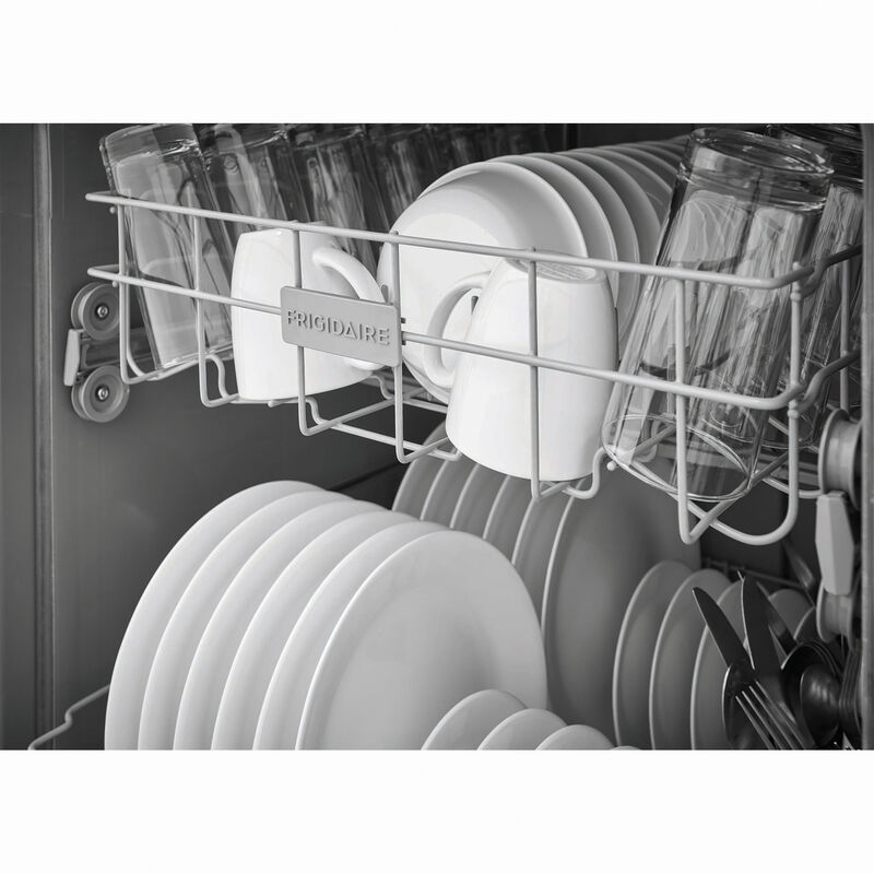 Frigidaire 24 in. Front Control Dishwasher with 62 dBa Sound Level & Pocket - Stainless Steel, Stainless Steel, hires
