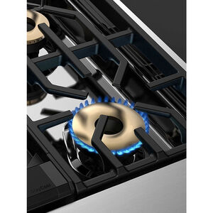 Viking 7 Series 36 in. 5.1 cu. ft. Standard Convection Gas Range with 6 Sealed Burners - Stainless Steel, , hires