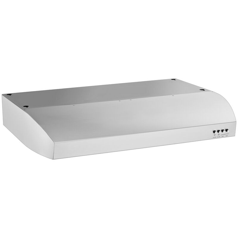 Whirlpool 30 in. Standard Style Range Hood with 2 Speed Settings, 300 CFM & 2 LED Lights - Stainless Steel, , hires