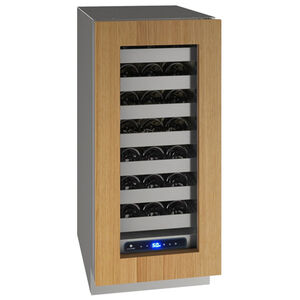 U-Line 5 Class Series 15 in. 2.9 cu. ft. Compact Built-In/Freestanding Wine Cooler with 28 Bottle Capacity, Single Temperature Zone & Digital Control - Custom Panel Ready, , hires
